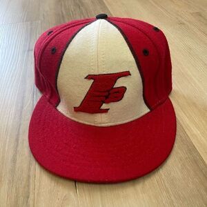 Vtg Reebok Allen Iverson FlexFit Hat I3 Red Cap Men’s 7 1/8 Limited Edition Wool
